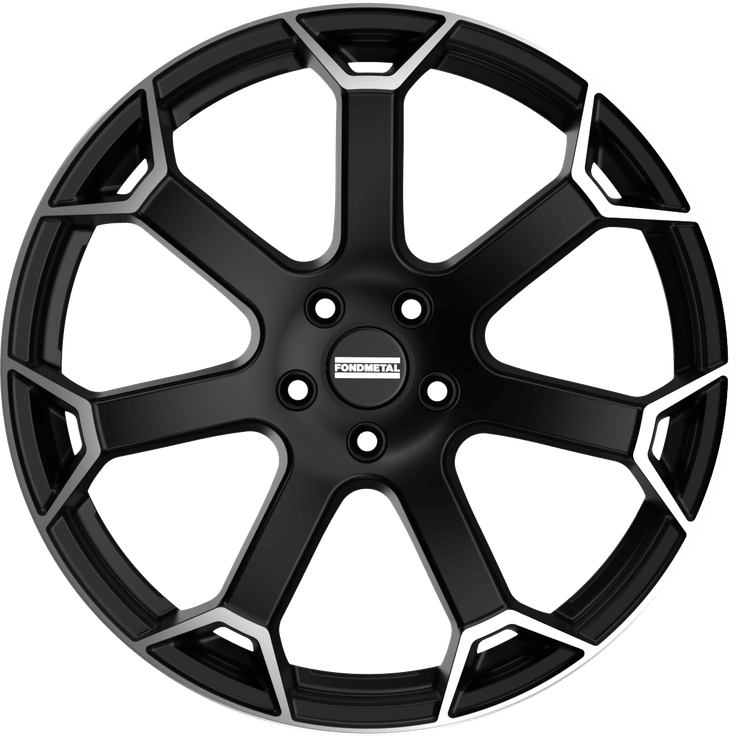 Fondmetal Zephyrus Matt Black Machined 20"