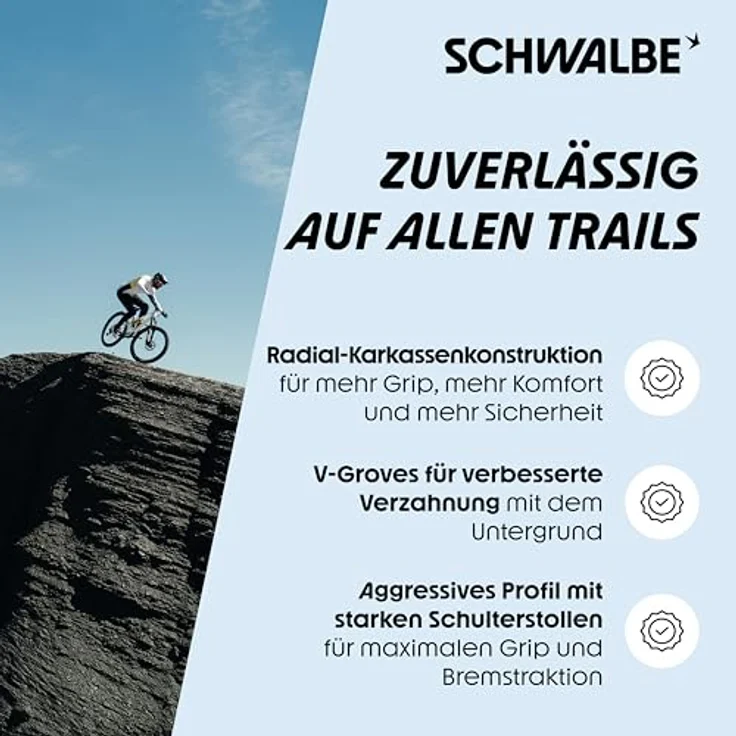 Schwalbe Veloreifen 29 x 2.50, 63-622, Allround-Profil für Downhill- und Enduro-Sportler – Bild 4