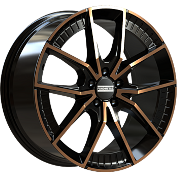Fondmetal Elatha Glossy Black Bronze Machined 18"