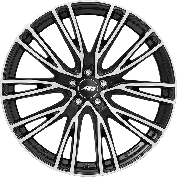 AEZ Seattle dark Black Polished 20"