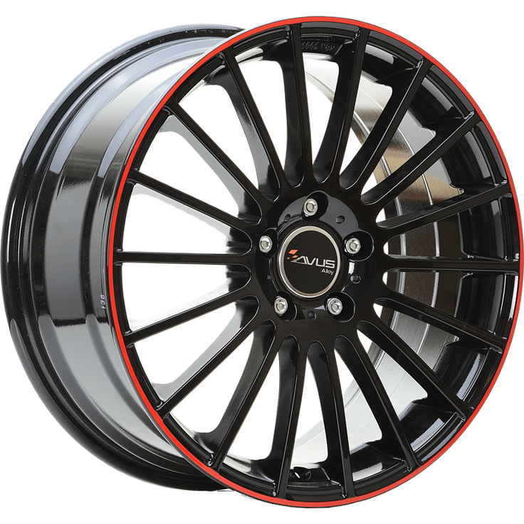 Avus AC M03 Black Red Line 19" – Bild 3
