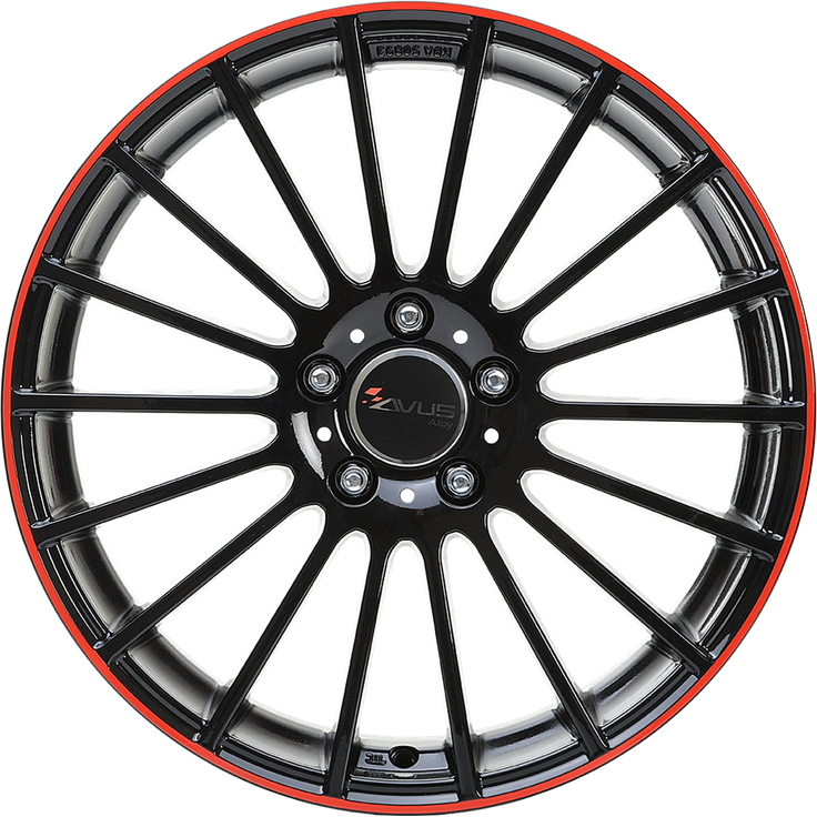 Avus AC M03 Black Red Line 19" – Bild 2