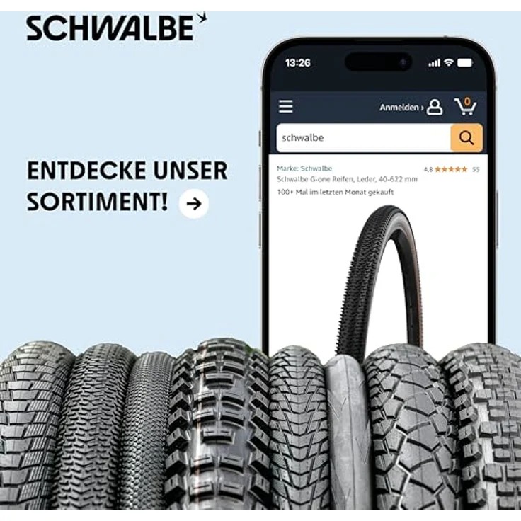 Schwalbe Albert Gravity Pro, Faltreifen für Mountainbiking, 27.5 x 2.50, optimiertes Profil mit Stollen für maximale Kontrolle, E-Bike kompatibel bis 45 km/h – Bild 7