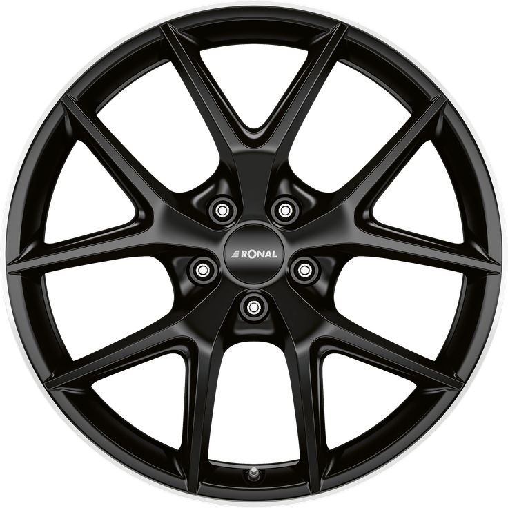 Ronal R75 Jetblack-matt-hornkopiert 19" – Bild 2