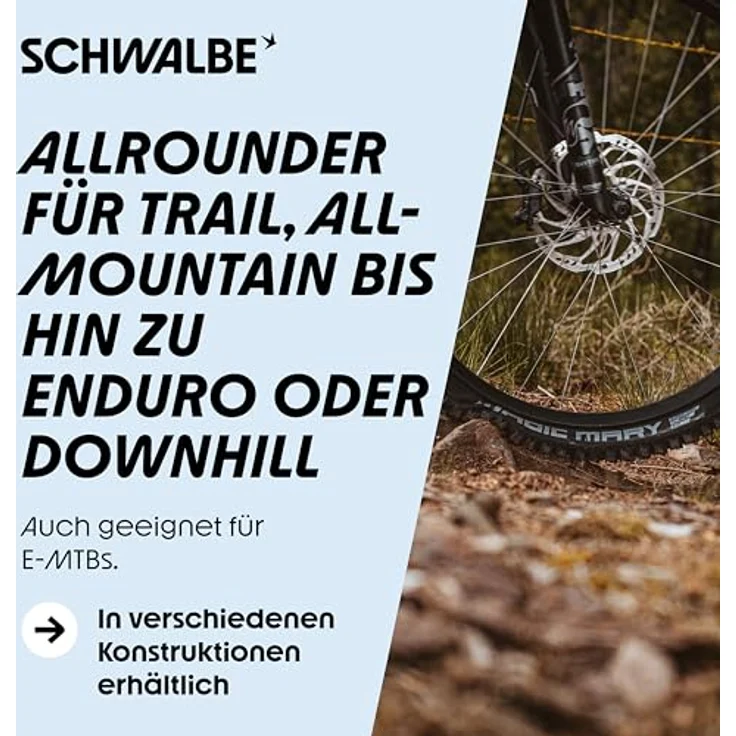 Schwalbe Magic Mary Evo S.Trial Addix Soft Tubeless, Veloreifen 29 x 2.40 mit exzellenter Traktion und Pannenresistenz – Bild 7
