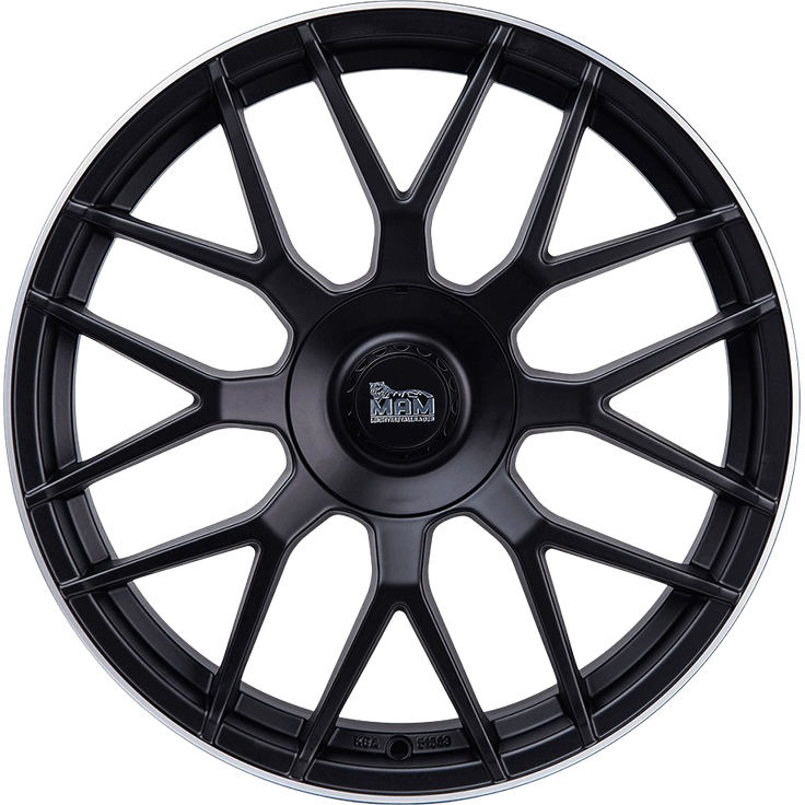 MAM GT1 Matt Black Lip Polish 19"