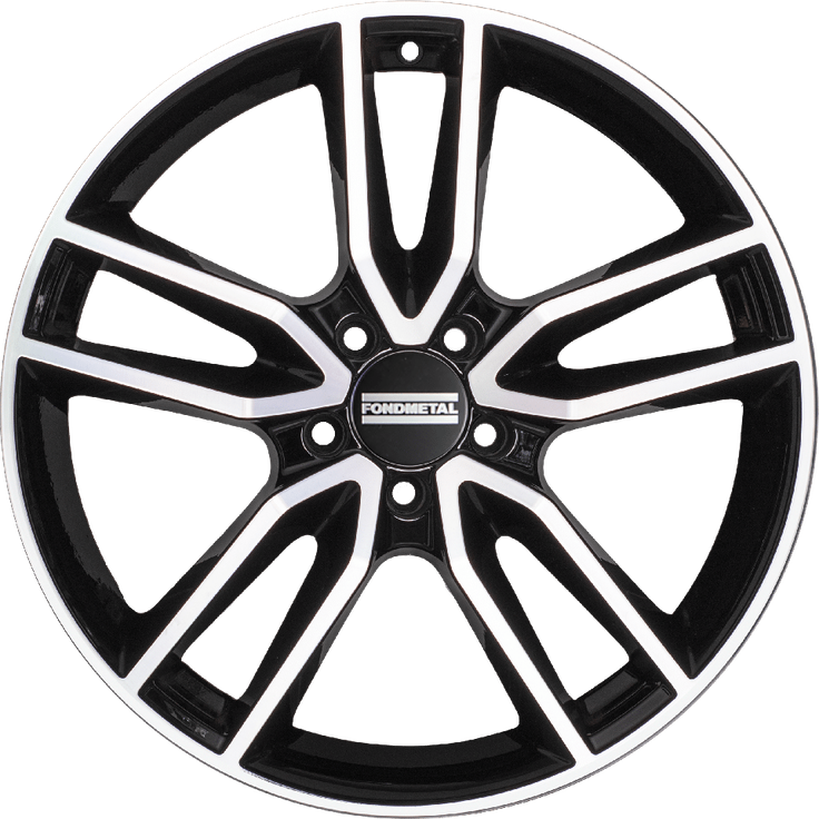 Fondmetal Koros Glossy Black Machined 17" – Bild 2