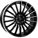 Keskin KT15 Speed Schwarz Randpoliert 18"