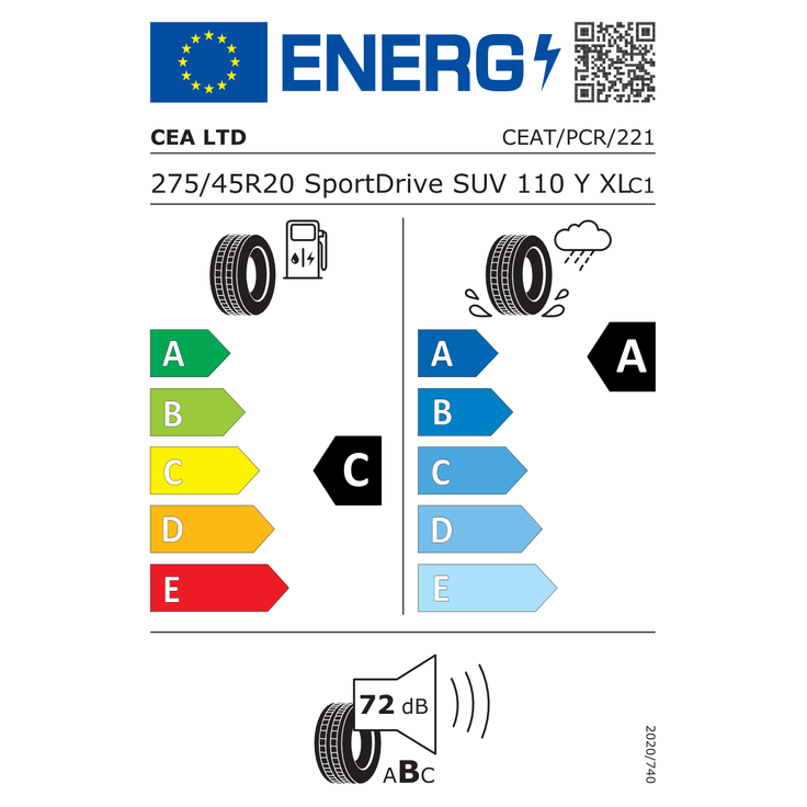 Ceat SportDrive SUV 275/45R20 110 Y – Bild 3
