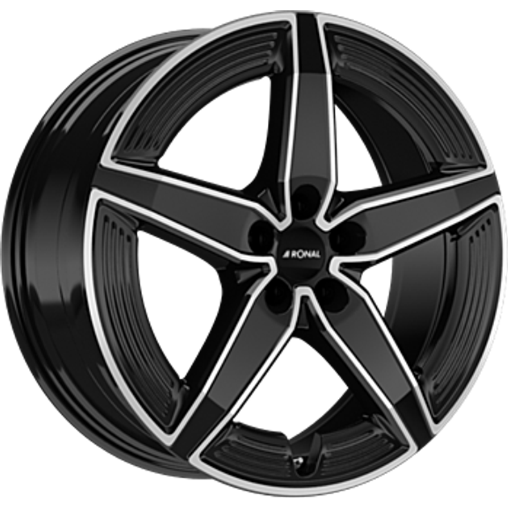 Ronal R72 Jetblack-frontkopiert 20"