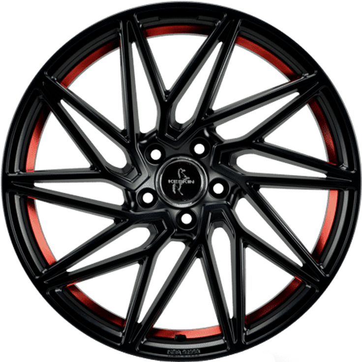 Keskin KT20 Future Black Painted Red Inside 18" – Bild 3