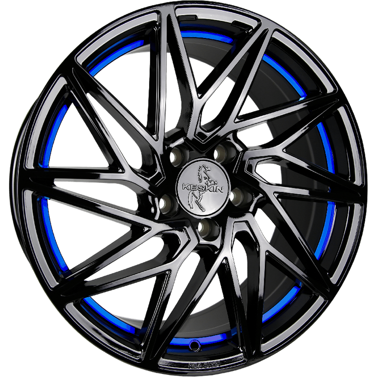 Keskin KT20 Future Black Painted Blue Inside 20" – Bild 3