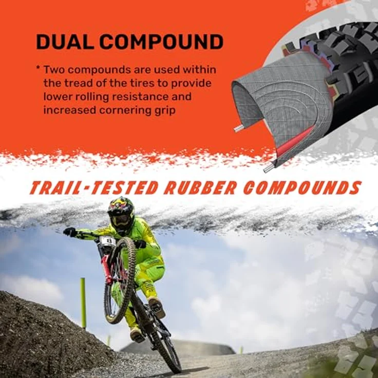 Maxxis Aggressor, Veloreifen 27.5 x 2.30, Tubeless Ready, EXO Protection, Dual Compound, 845 g – Bild 4