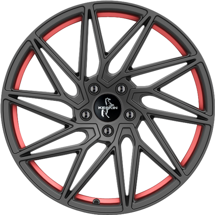 Keskin KT20 Future Black Painted Red Inside 18" – Bild 2