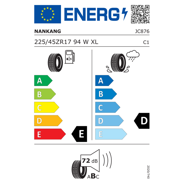 Nankang Sportnex AR1 225/45R17 94 W – Bild 4