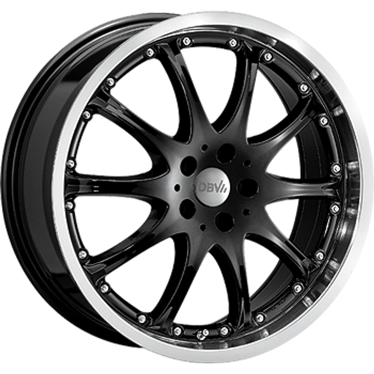 DBV Australia Schwarz Horn Poliert 19"