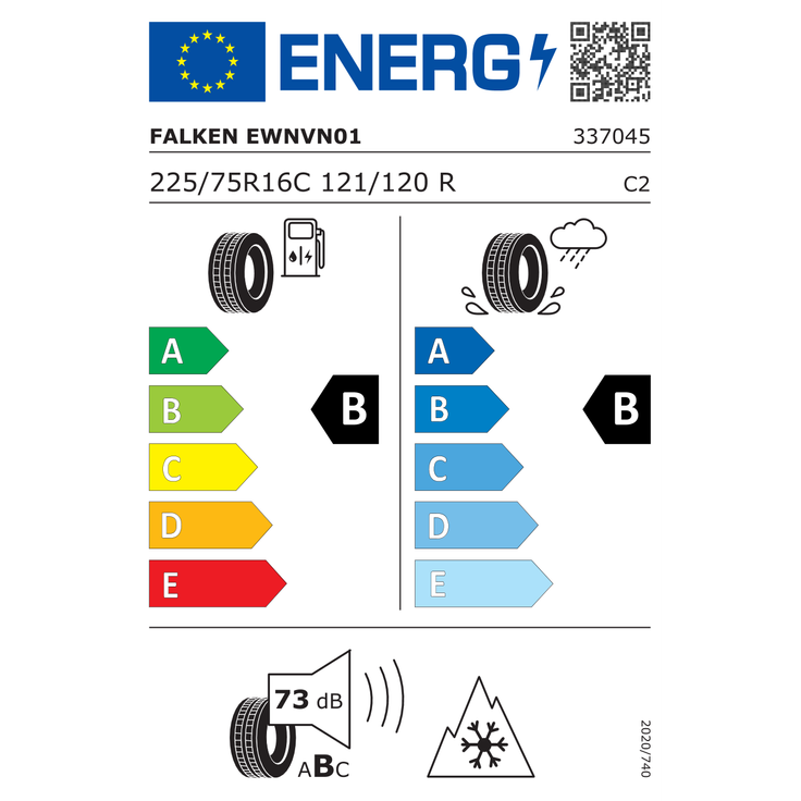 Falken Eurowinter Van01 225/75R16 121/120 R – Bild 4