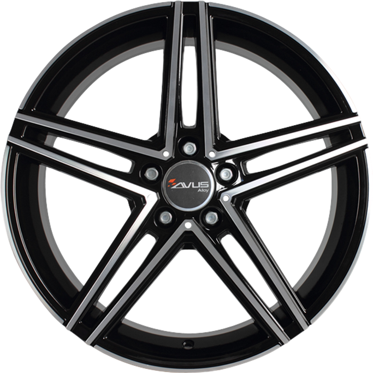 Avus AC-515 Black Polished 19"