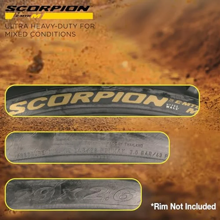 Pirelli Scorpion™ E-MTB M, Veloreifen 29 x 2.60 mit SmartGRIP Gravity Gummimischung und HyperWALL-Karkasse für Trail- und Enduro-Einsatz – Bild 2