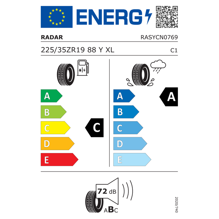 Radar Dimax R8 Plus 225/35R19 88 Y – Bild 3