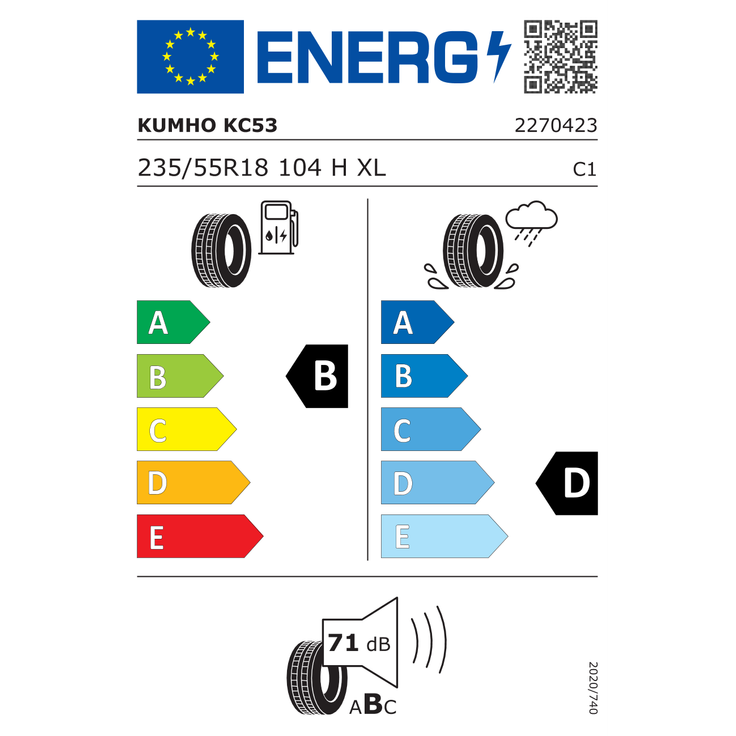 Kumho Portran KC53 235/55R18 104 H – Bild 3