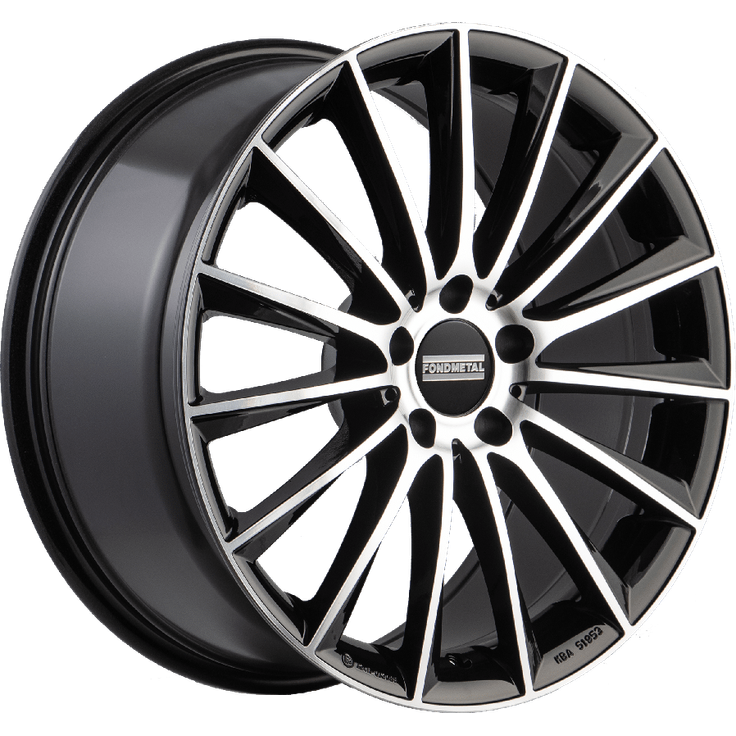 Fondmetal Aidon Glossy Black Machined 18" – Bild 3