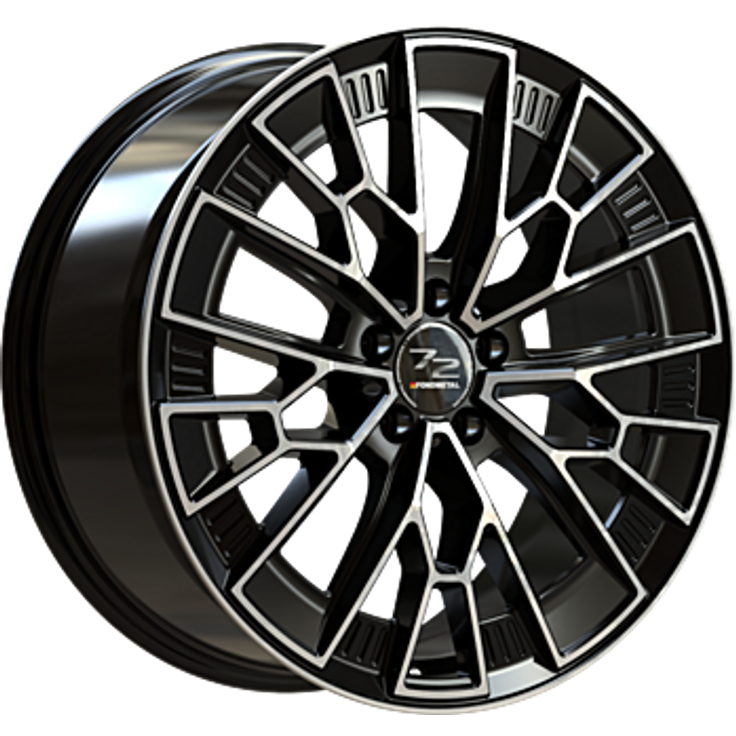 Fondmetal 1972 Glossy Black Machined 20"