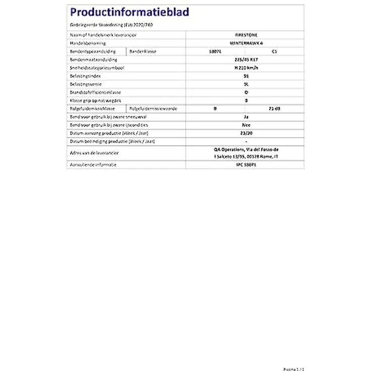 Firestone Winterhawk 4 225/45R17 91 H – Bild 6