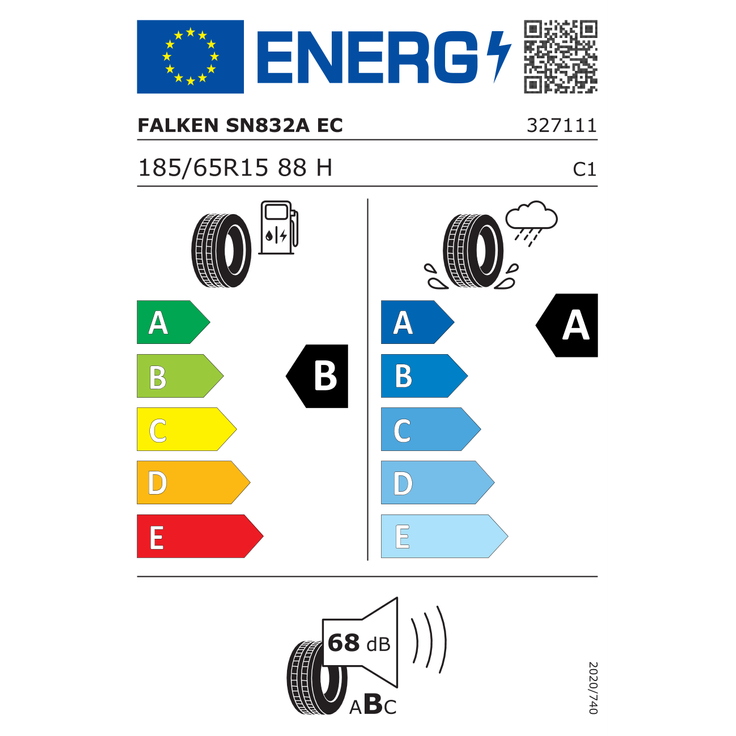 Falken Sincera SN832A Ecorun 185/65R15 88 H – Bild 4