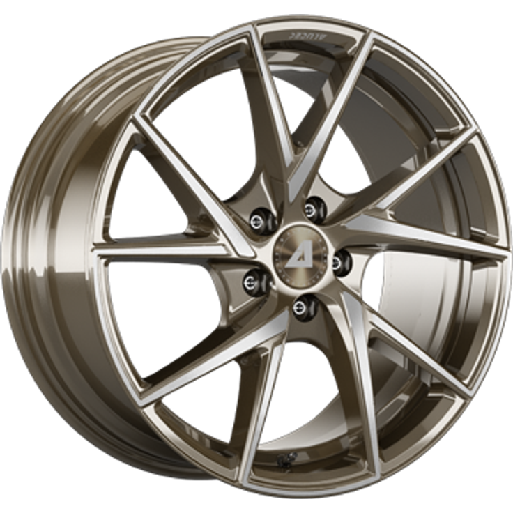 Alutec ADX.01 Metallic-bronze Frontpoliert 19"