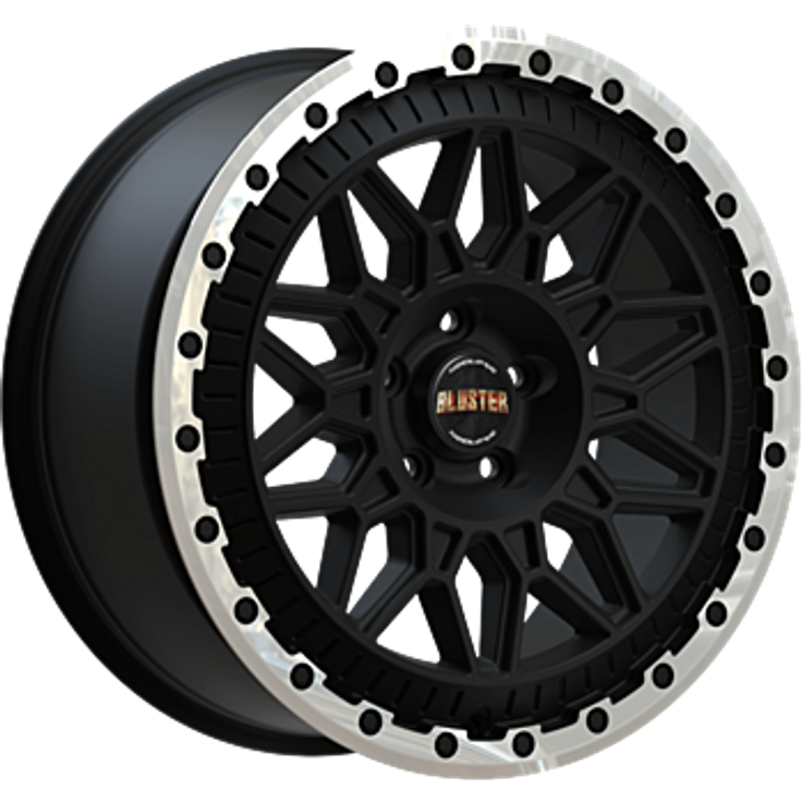 Fondmetal Bluster Matt Black Machined Lip 18"