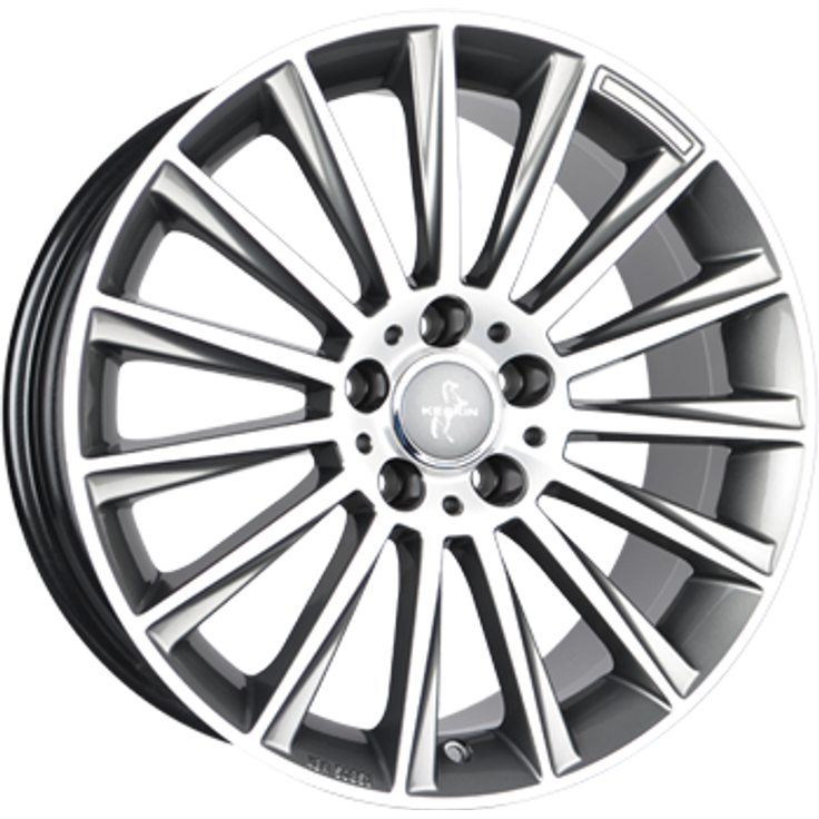 Keskin KT18 Turbo Palladium Front Polish 17"