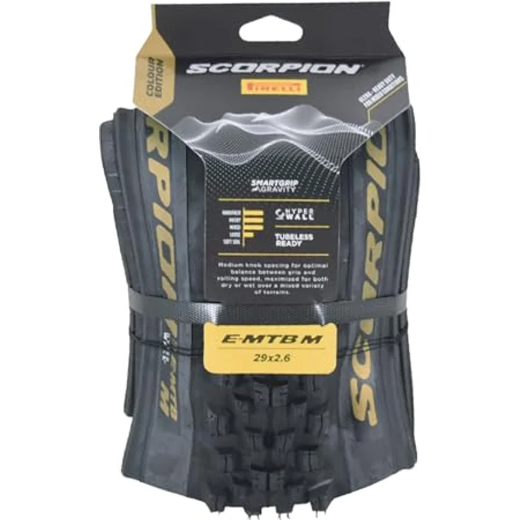 Pirelli Scorpion™ E-MTB M, Veloreifen 29 x 2.60 mit SmartGRIP Gravity Gummimischung und HyperWALL-Karkasse für Trail- und Enduro-Einsatz – Bild 1