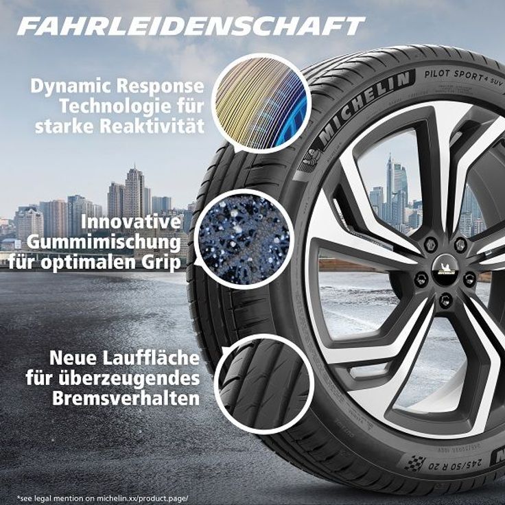 Michelin Pilot Sport 4 SUV 275/45R21 110 Y – Bild 4