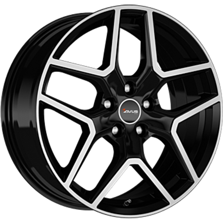 Avus AC 519 Black Polished 17"