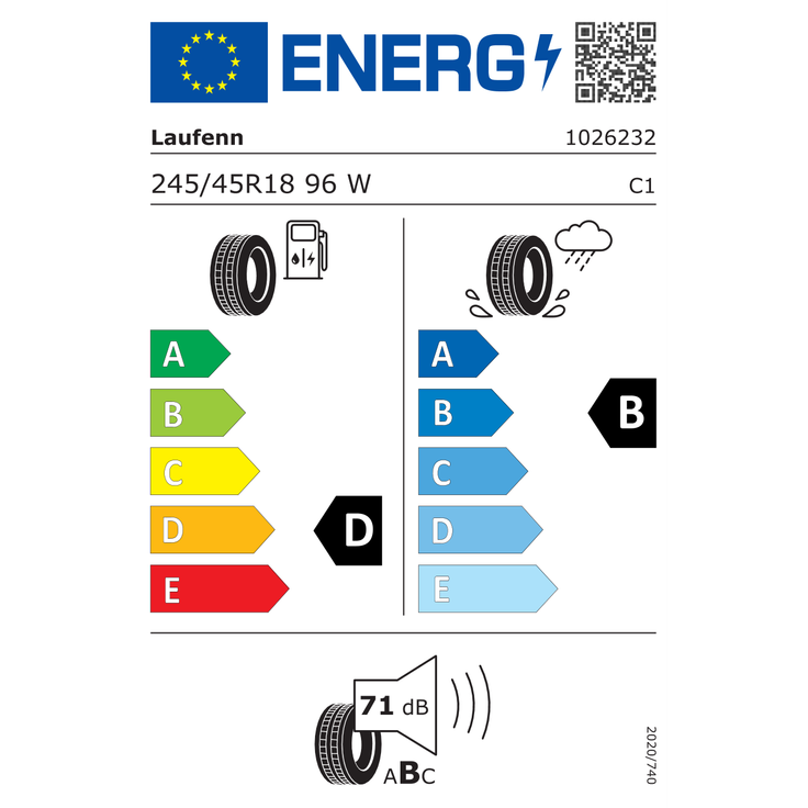 Laufenn S Fit EQ LK01B 245/45R18 96 W – Bild 3