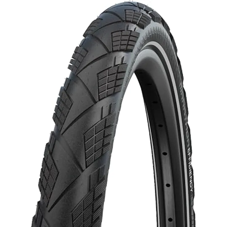 Schwalbe Marathon Efficiency, Veloreifen 27.5 x 2.35 (60-584), leicht und rollwiderstandsoptimiert für schnelles Touring