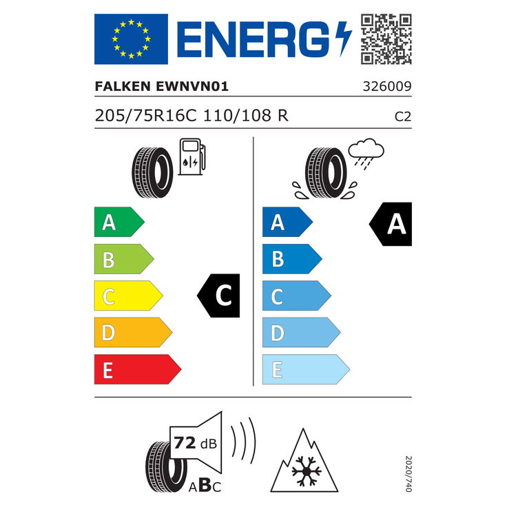 Falken EuroWinter Van 01 205/75R16 110/108 R – Bild 3