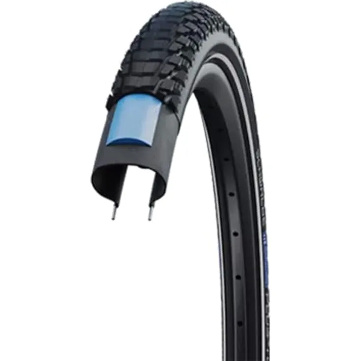 Schwalbe Marathon Plus Tour, Veloreifen 28 x 2.15 (55-622) mit unplattbarem SmartGuard, E-Bike kompatibel bis 50 km/h