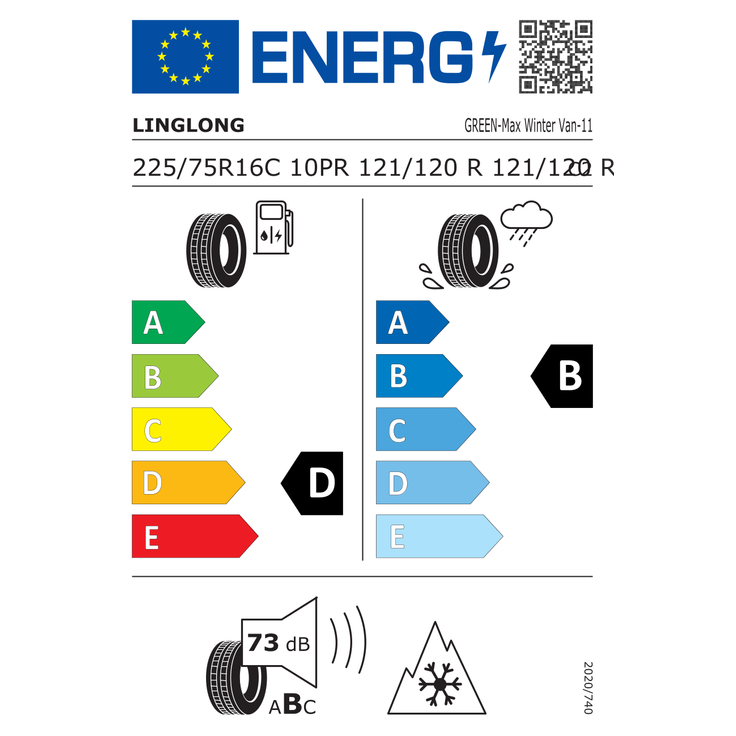 Linglong Greenmax Winter Van 225/75R16 121 R – Bild 5