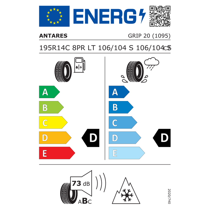 Antares Grip 20 195/14R8 106/104 S – Bild 4