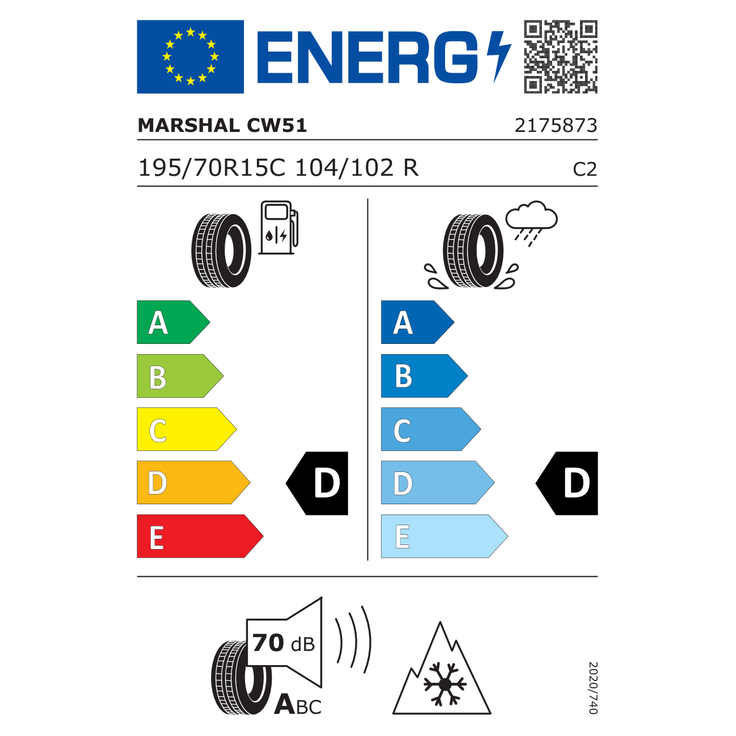 Marshal Portran CW51 195/70R15 104/102 R – Bild 3