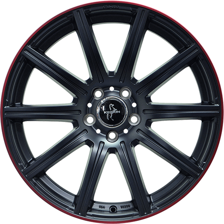 Keskin KT16 Dynamic Matt Black Lip Red 19" – Bild 1