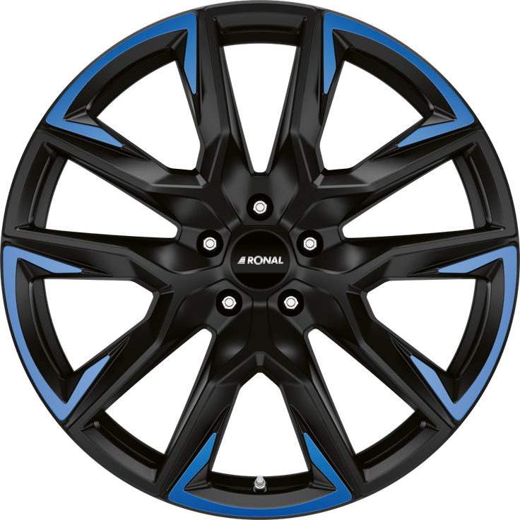 Ronal R71 Jetblack-matt-hornkopiert 21"