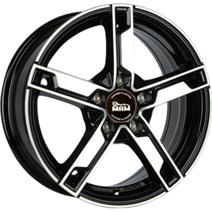 MAM W4 Black Front Polish 16"