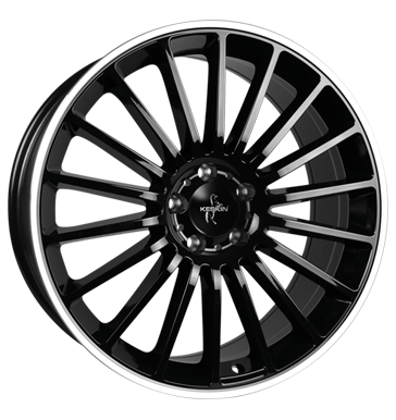 Keskin KT15 Speed Schwarz Randpoliert 18"
