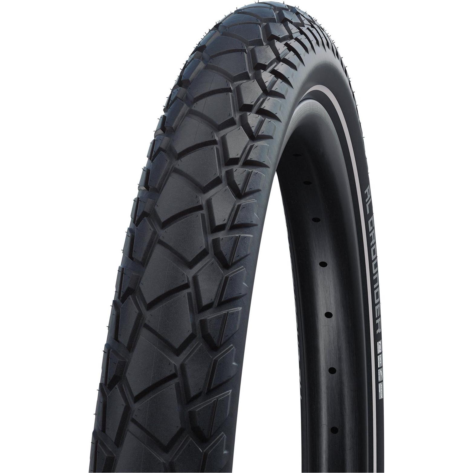 Schwalbe Al Grounder, Veloreifen 27.5 x 2.35, für e-SUVs und Touring Bikes, Double Defense Pannenschutz, Reflexstreifen, zugelassen für E-Bikes bis 50 km/h