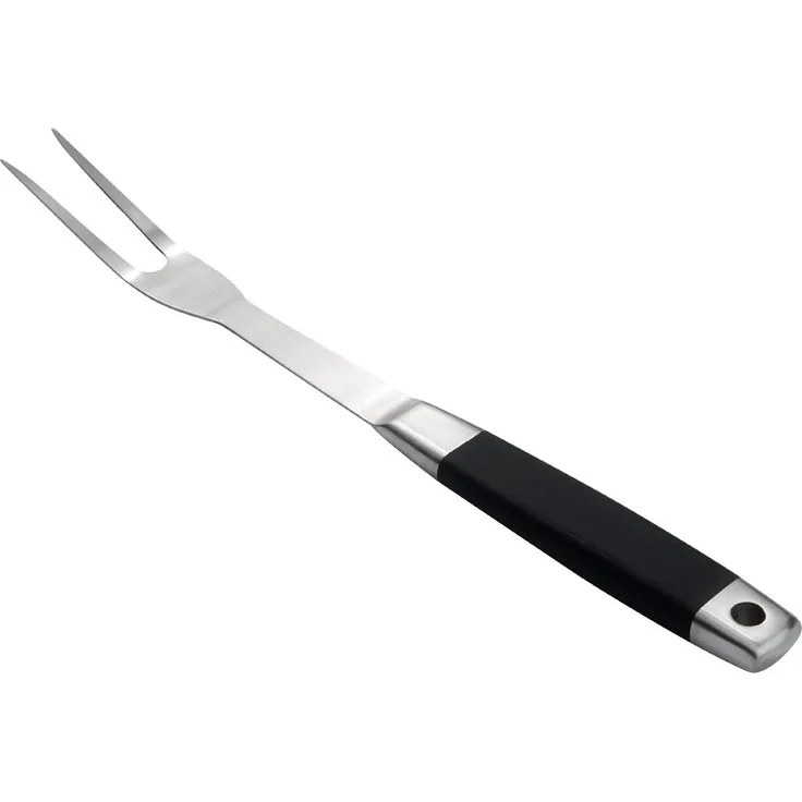 Leopold Grillgabel, 38,5 cm, schwarz, mit Soft-Touch-Griff