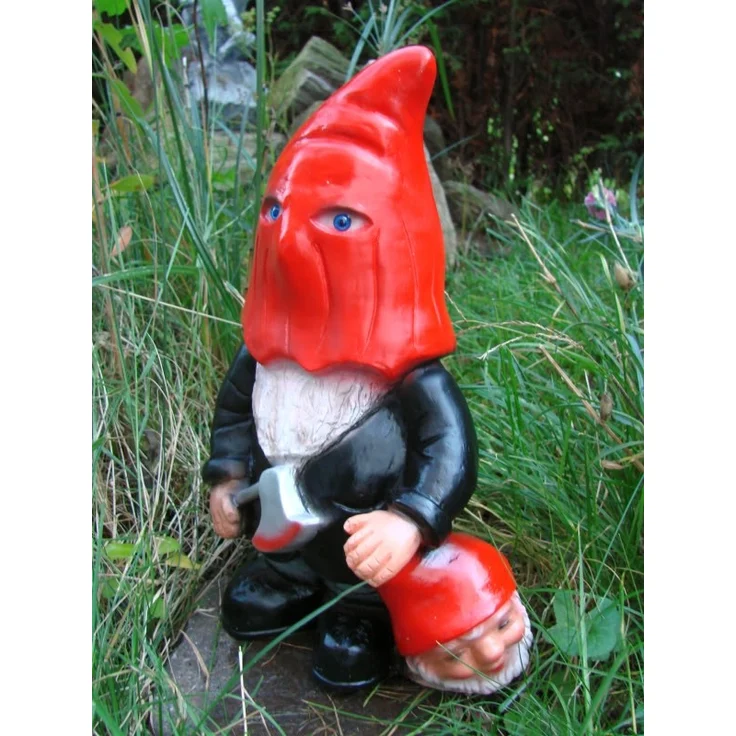 Gartenzwerg Henker aus bruchfestem PVC Zwerg Made in Germany Figur