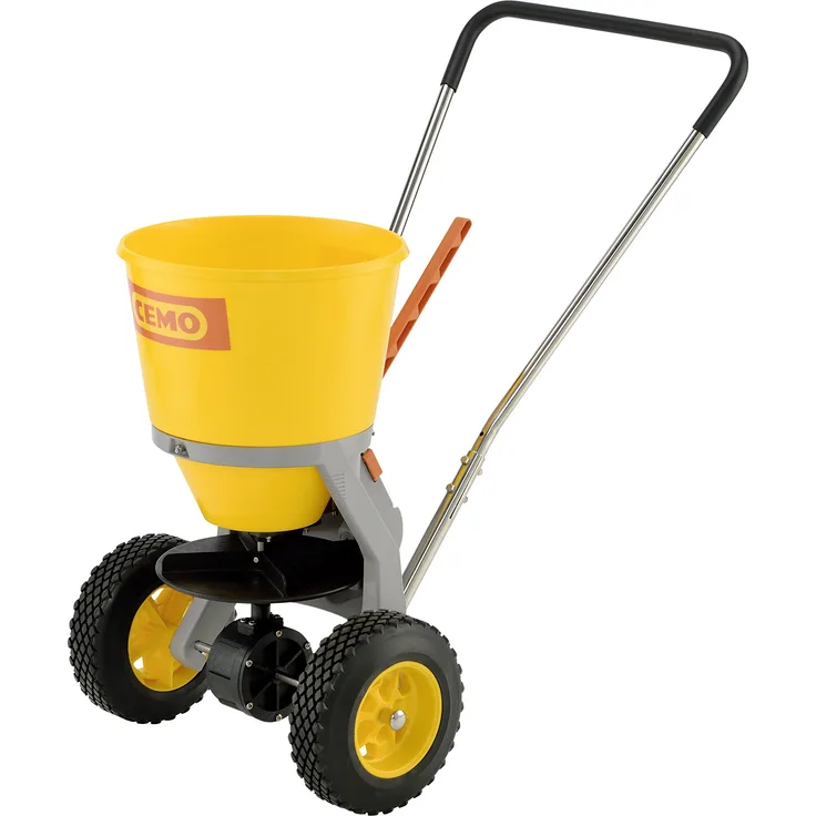 CEMO 10718 Streuwagen SW 20-light, Grau/Gelb, 20 L